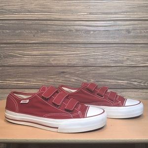 Vans Red Velcro Shoes